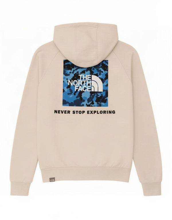 Мужской джемпер с капюшоном The North Face, маленький белый, хлопковый