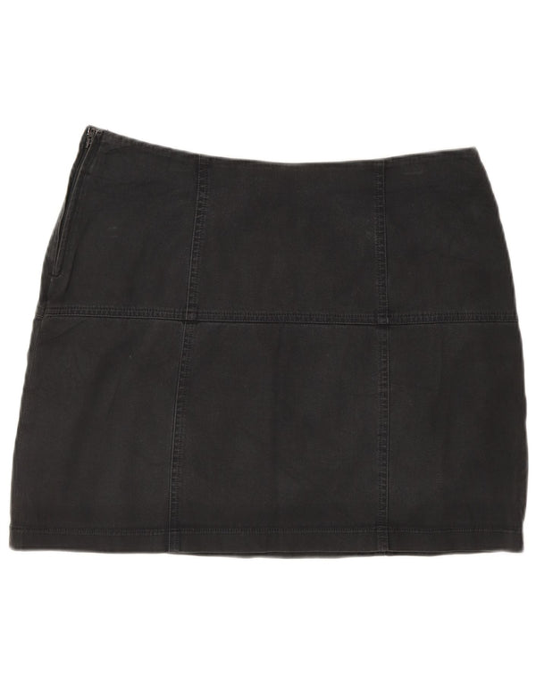 Женская мини-юбка Calvin Klein W30 среднего серого цвета, хлопок