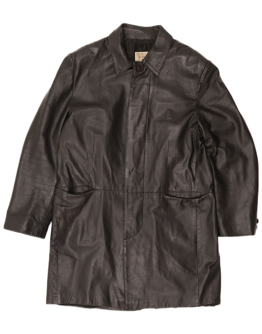 Мужское кожаное пальто Conbipel Free Heron IT 48 Medium Black Leather