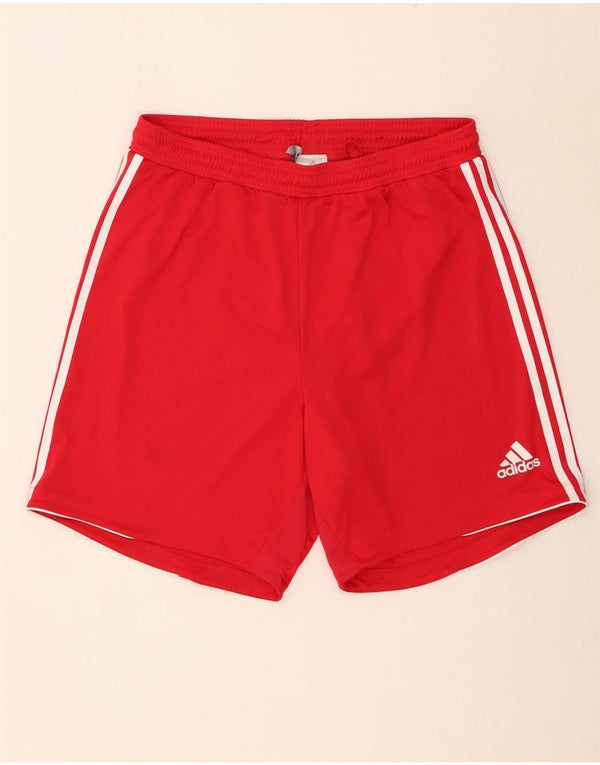 Adidas Mens Climacool Sport Shorts Medium  Red Polyester
