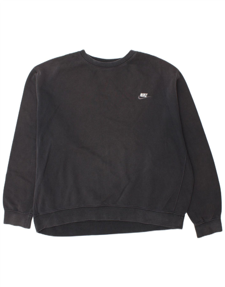 Мужской свитер свободного кроя NIKE 2XL, черный