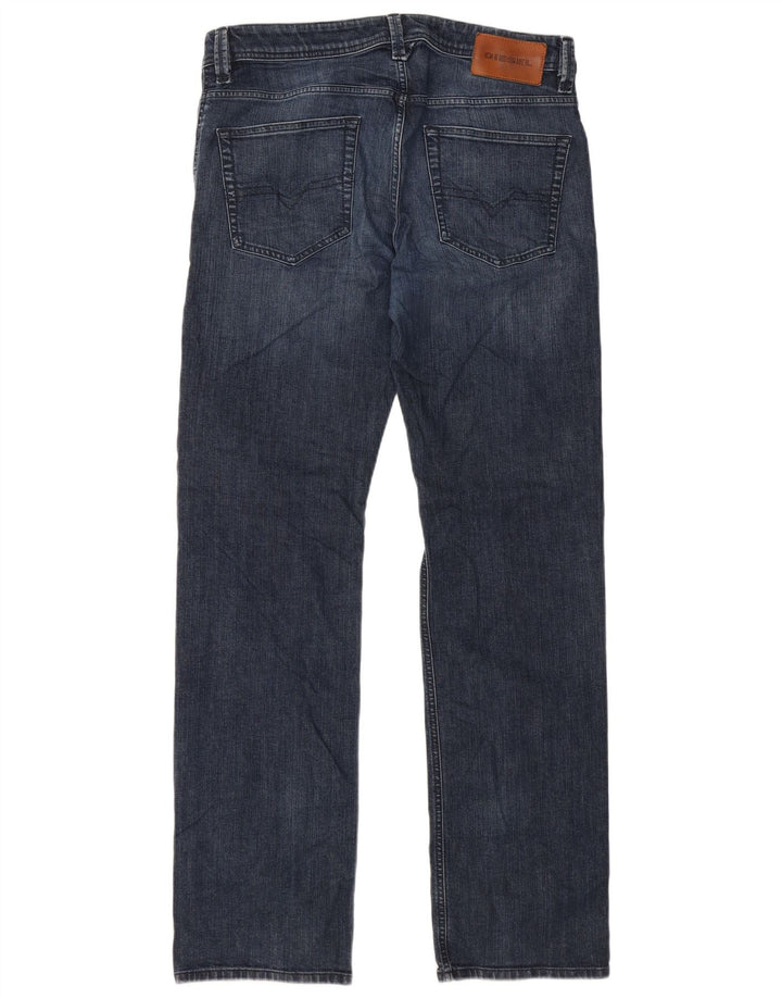 Женские прямые джинсы DIESEL W34 L34 Темно-синие, хлопок