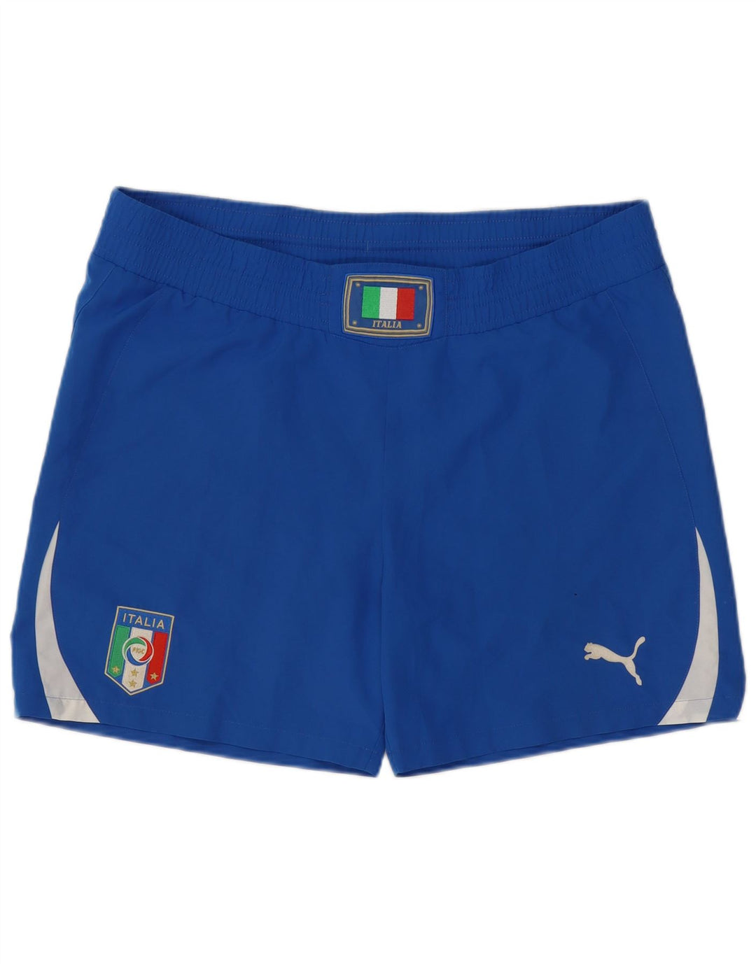 Мужские спортивные шорты Puma Italia с рисунком, большие синие, полиэстер