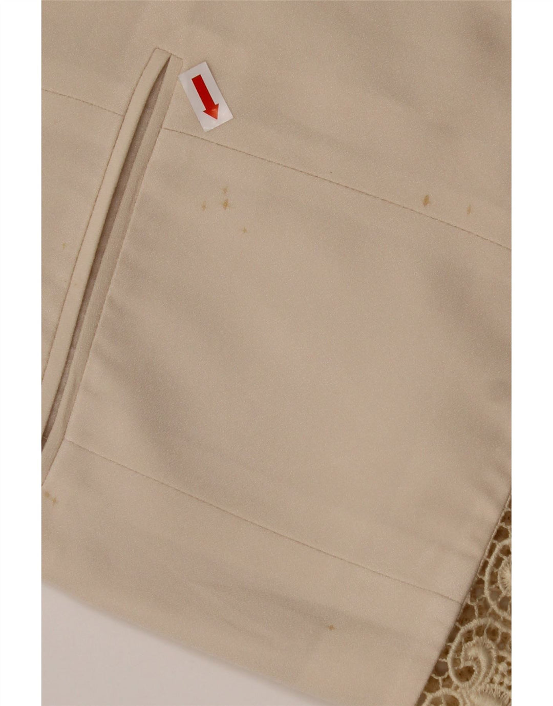 LUISA SPAGNOLI Женский пиджак на 3 пуговицах IT 42 Средний Бежевый Ацетат