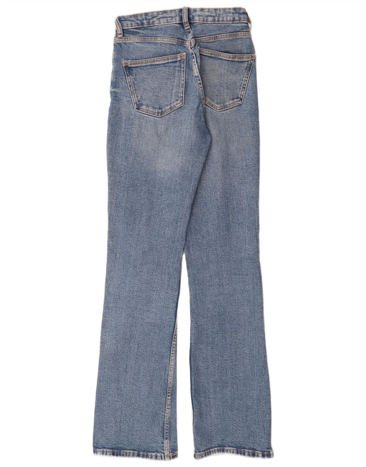 ZARA Womens Bootcut Jeans EU 32 2XS W22 L31 Blue Cotton