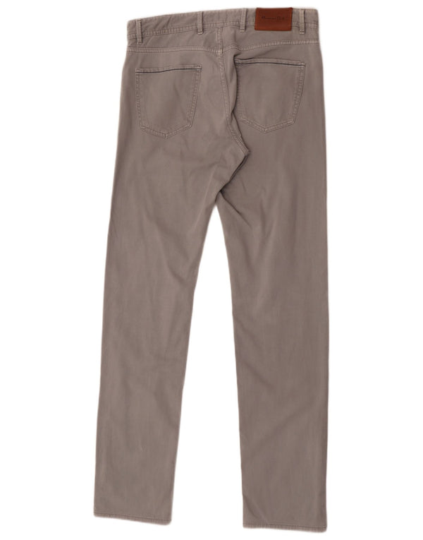 Massimo Dutti Мужские повседневные брюки Slim Fit EU 40 Medium W32 L34 Серые