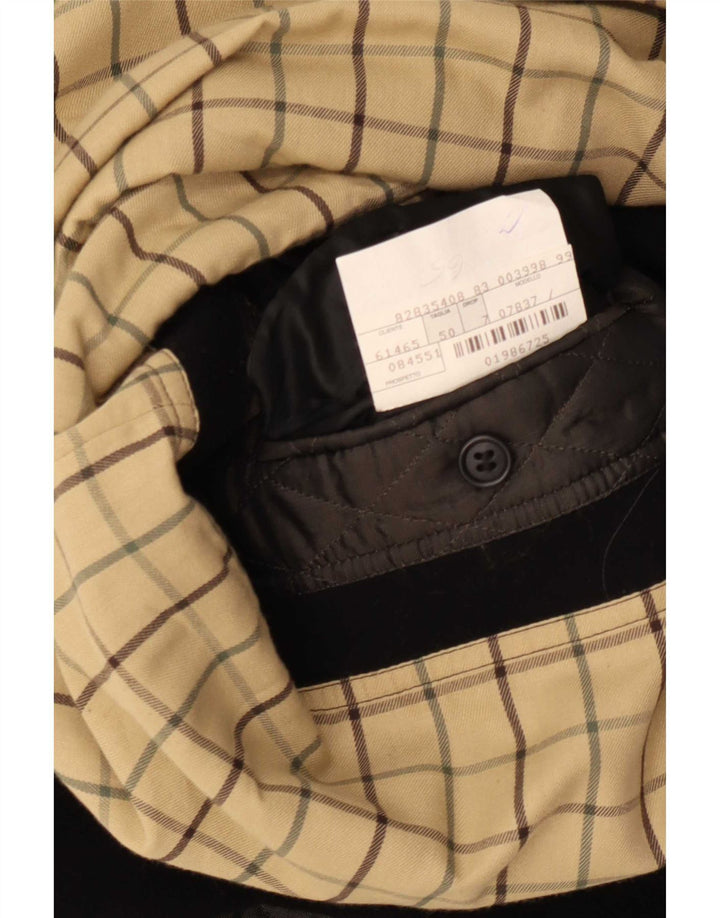 Мужское пальто Pierre Cardin IT 50, большое, черное, шерстяное