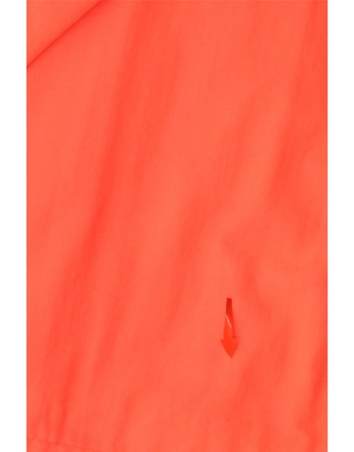 SUPERDRY Мужская дождевик с капюшоном UK 34 XS Оранжевый нейлон с цветными блоками