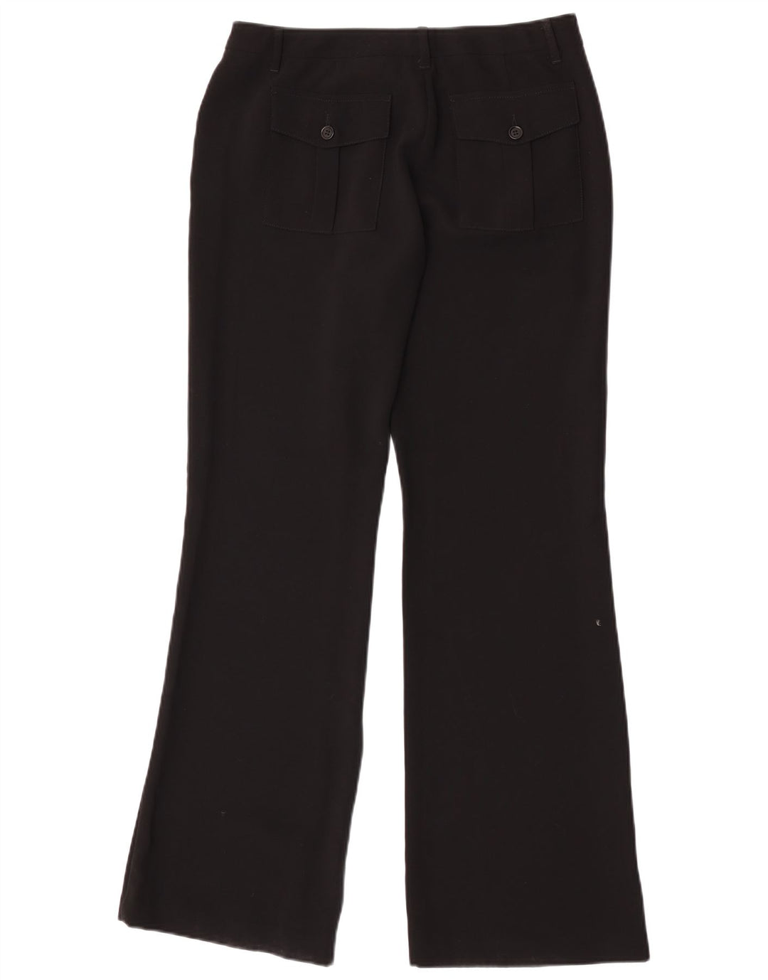Женские брюки чинос Benetton Bootcut IT 44 Medium W28 L32 Черный полиэстер