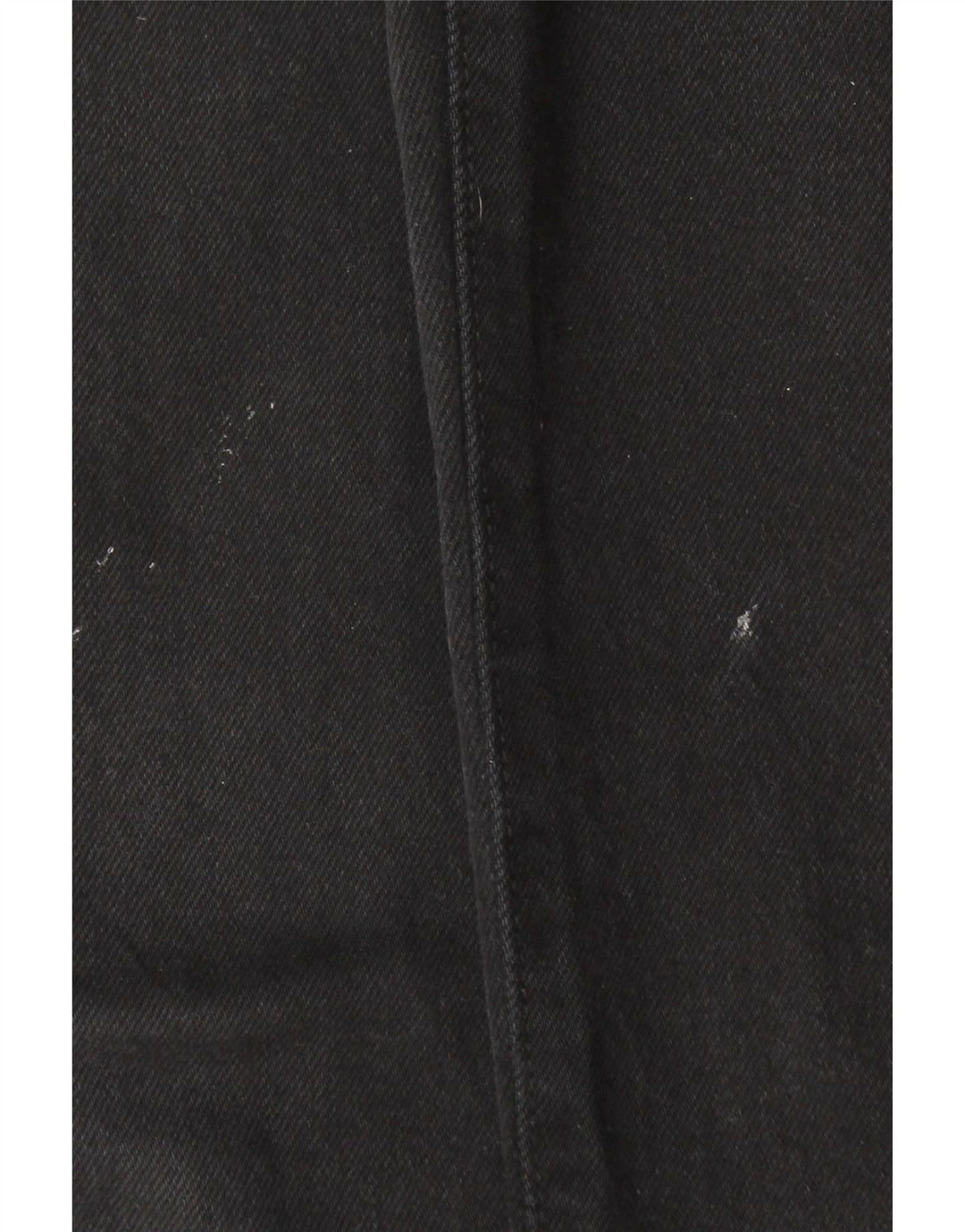 LEVI'S Womens Ribcage Straight Jeans W24 L26 Black Cotton