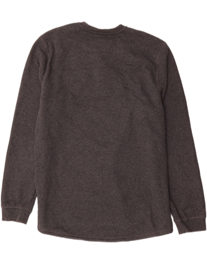 Мужской свитер Lee Regular Fit, джемпер XL, серый хлопок с крапинками