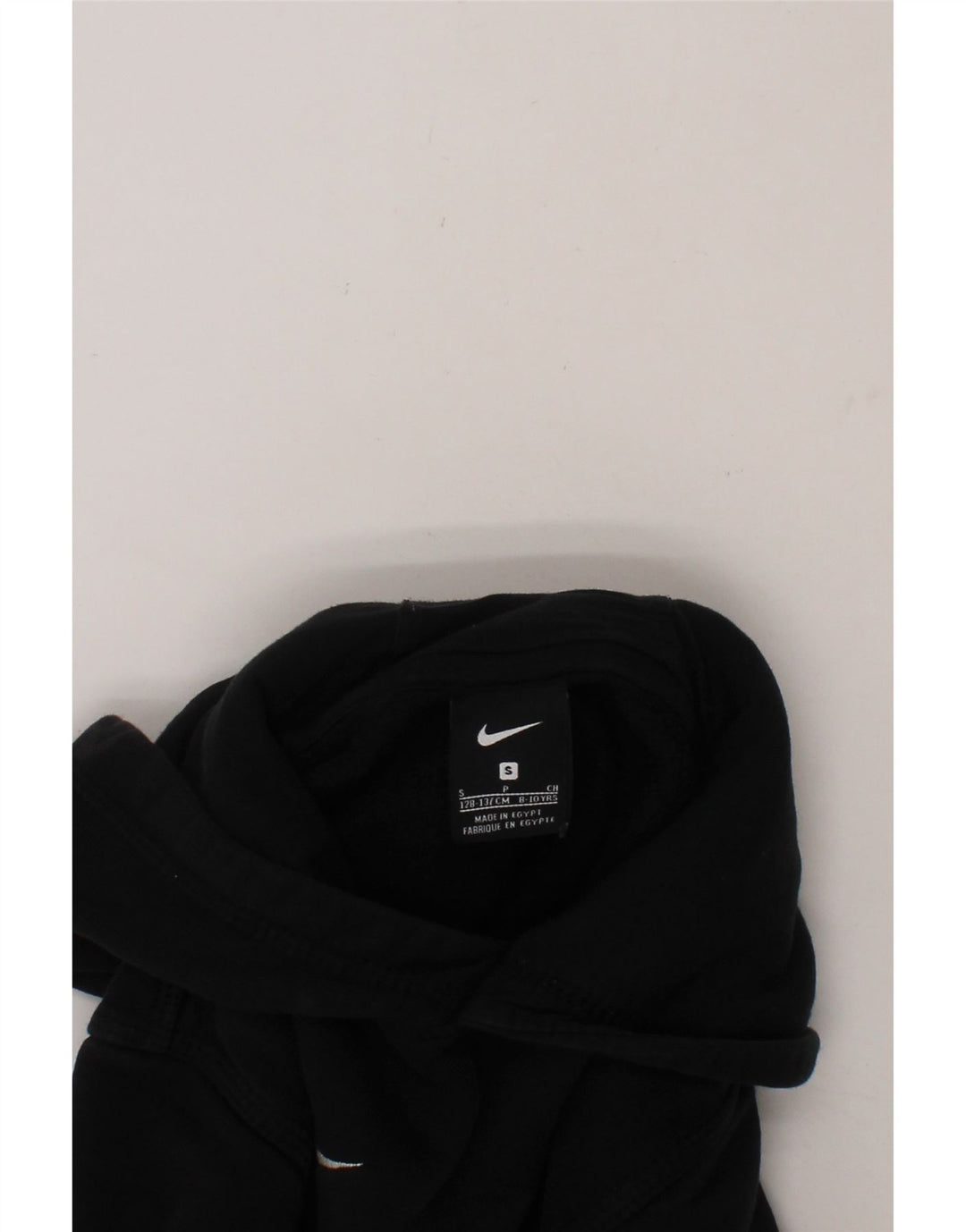 NIKE Boys Hoodie Jumper 8-9 Years Small  Black Cotton Vintage Nike and Second-Hand Nike from Messina Hembry 