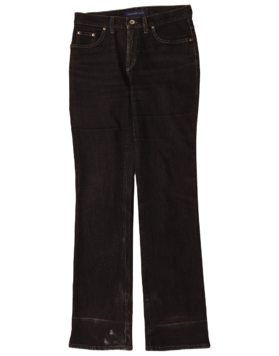 Женские джинсы Trussardi Bootcut IT 42 Medium W26 L33 Черный хлопок