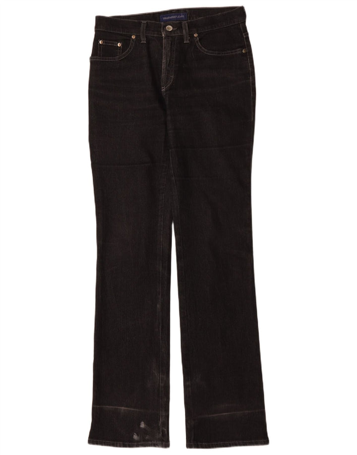 Женские джинсы Trussardi Bootcut IT 42 Medium W26 L33 Черный хлопок