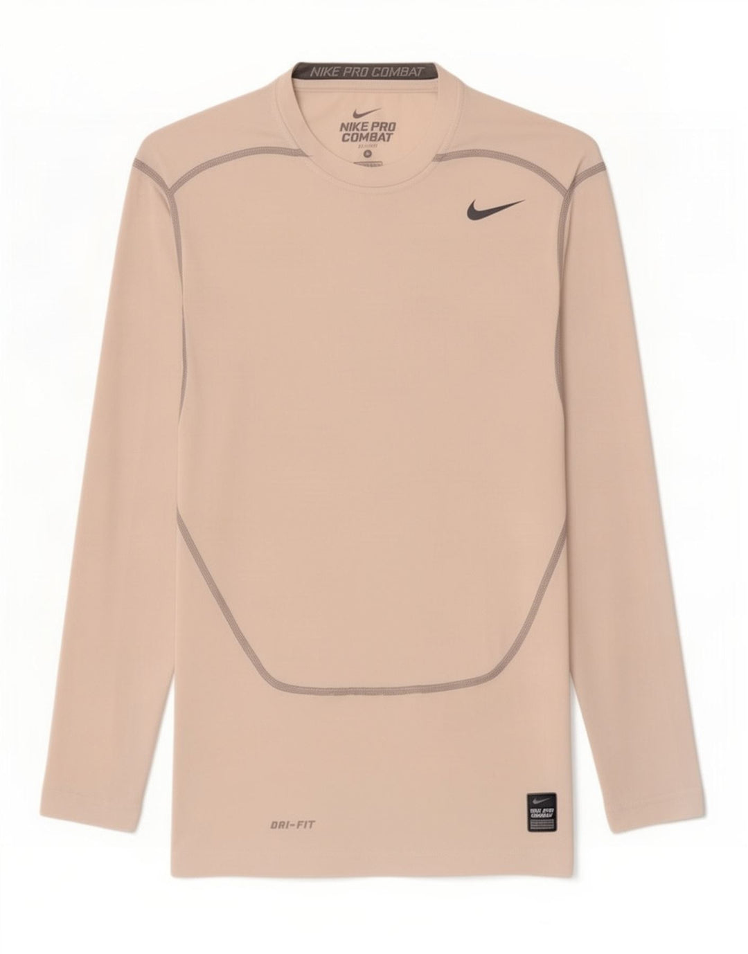 Женский топ Nike Dri Fit с длинным рукавом UK 8, маленький белый полиэстер