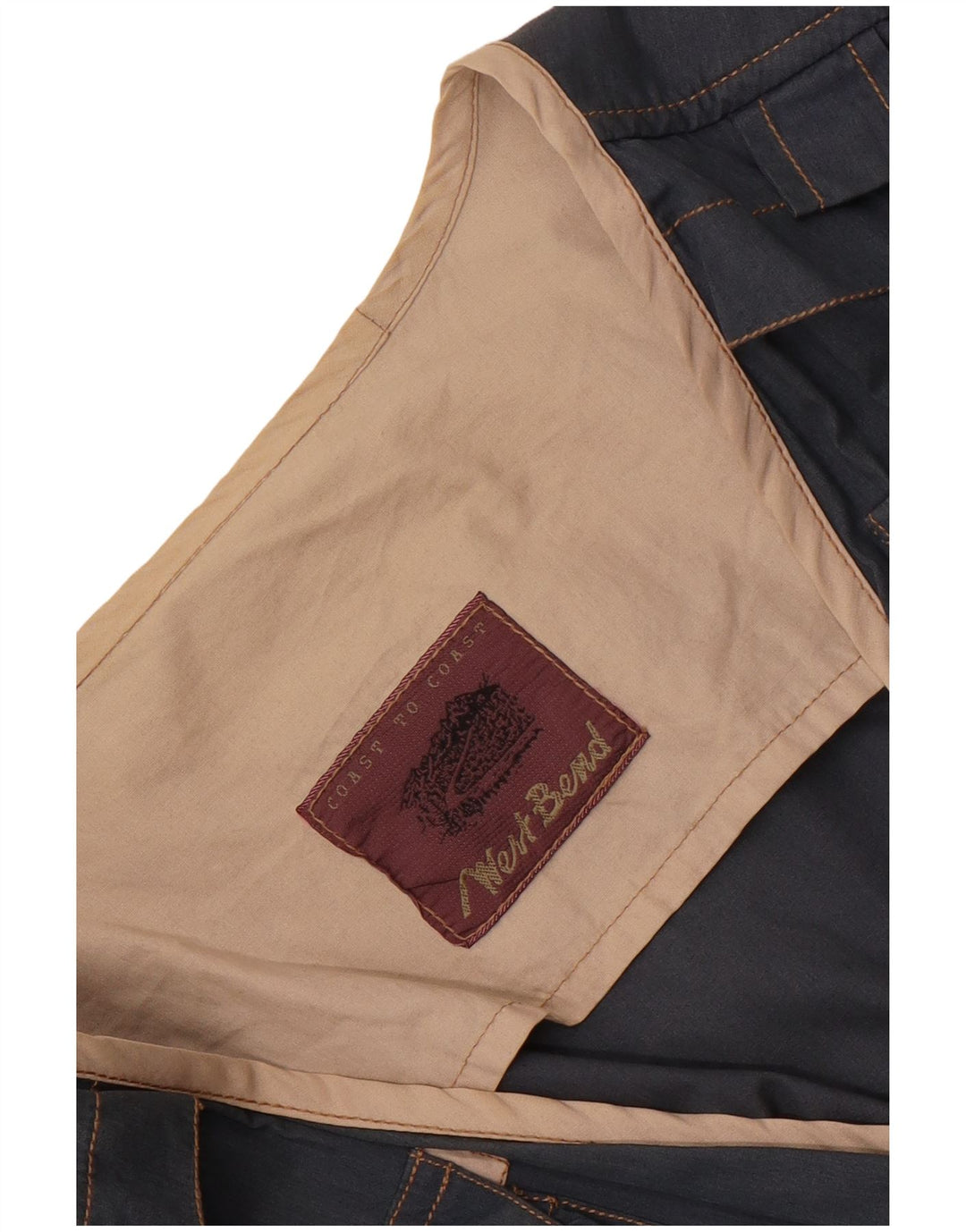 Винтажный мужской жилет UK 36, маленький темно-синий