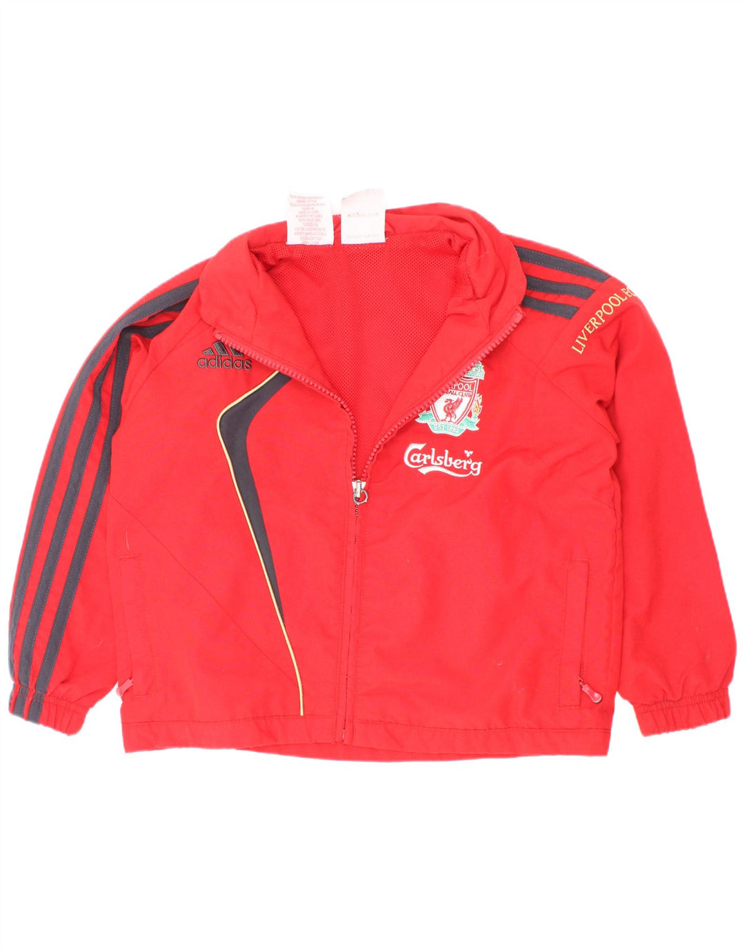 Adidas Спортивный костюм Liverpool для мальчиков 3-4 года Красный с цветными блоками