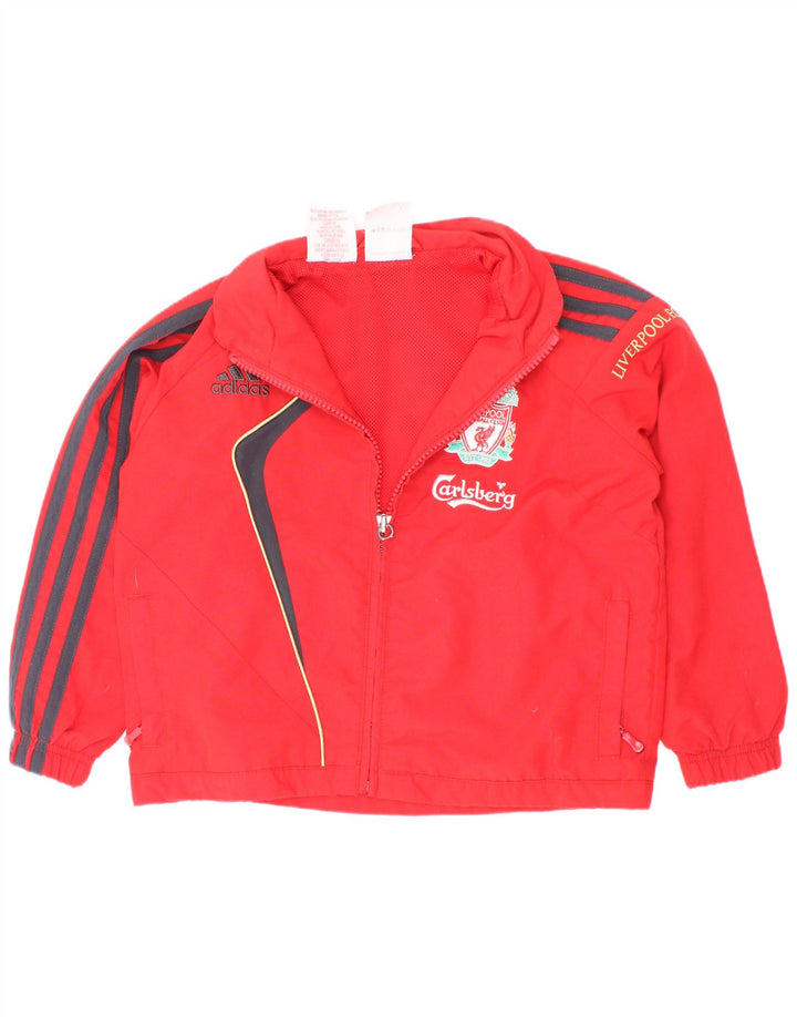 Adidas Спортивный костюм Liverpool для мальчиков 3-4 года Красный с цветными блоками