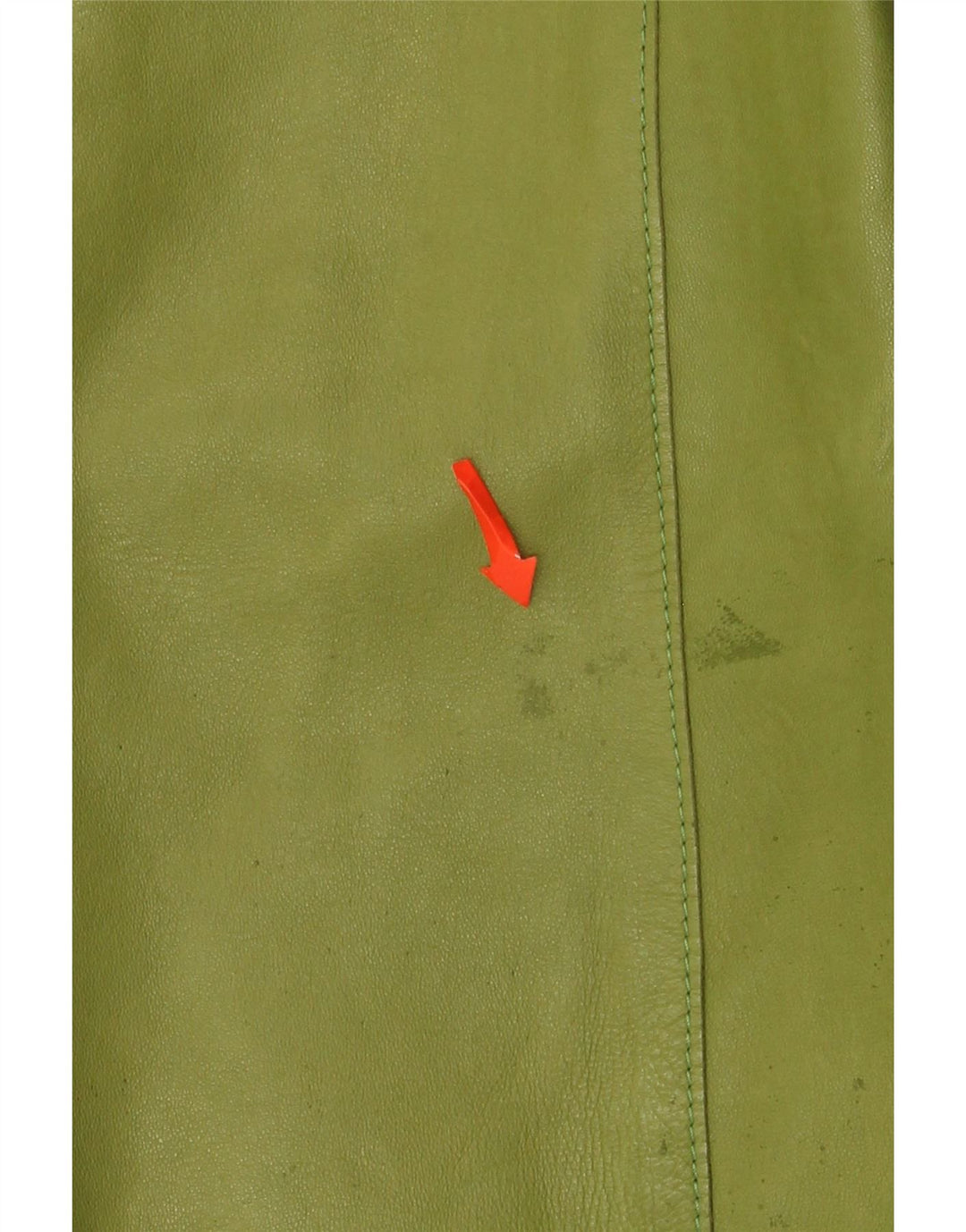 Женский кожаный пиджак на 4 пуговицах Enrico Mandelli, Великобритания 14, средний зеленый