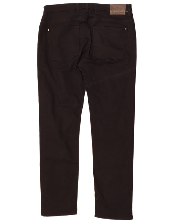 Мужские узкие повседневные брюки Ted Baker W36 L33, черные хлопковые