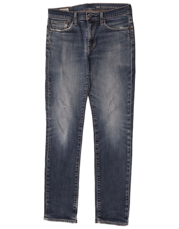 Женские узкие джинсы Levi's 511 W32 L34 синие, хлопок