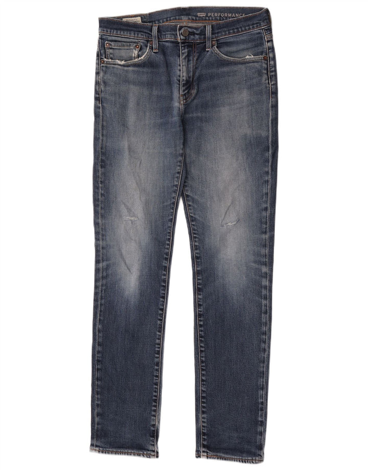 Женские узкие джинсы Levi's 511 W32 L34 синие, хлопок