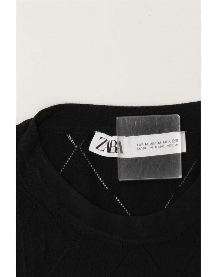 Женский жилет Zara UK 12, средний черный