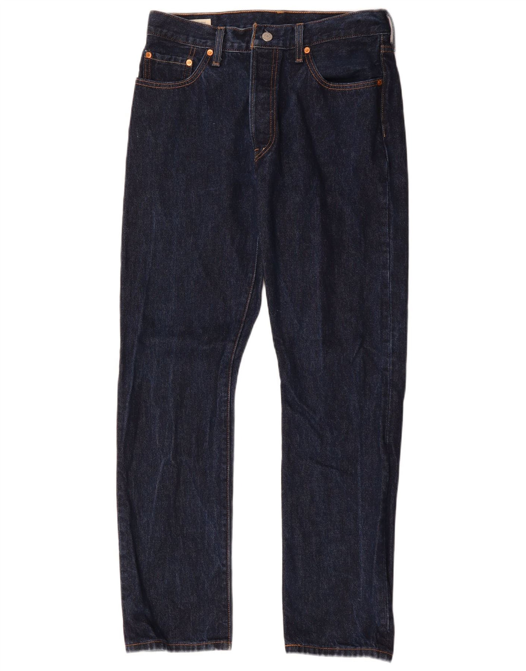 Мужские прямые джинсы Levi's 501 W29 L30 темно-синие, хлопок