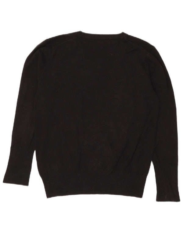 Женский свитер с вырезом «лодочка» Zara UK 18 XL, черный