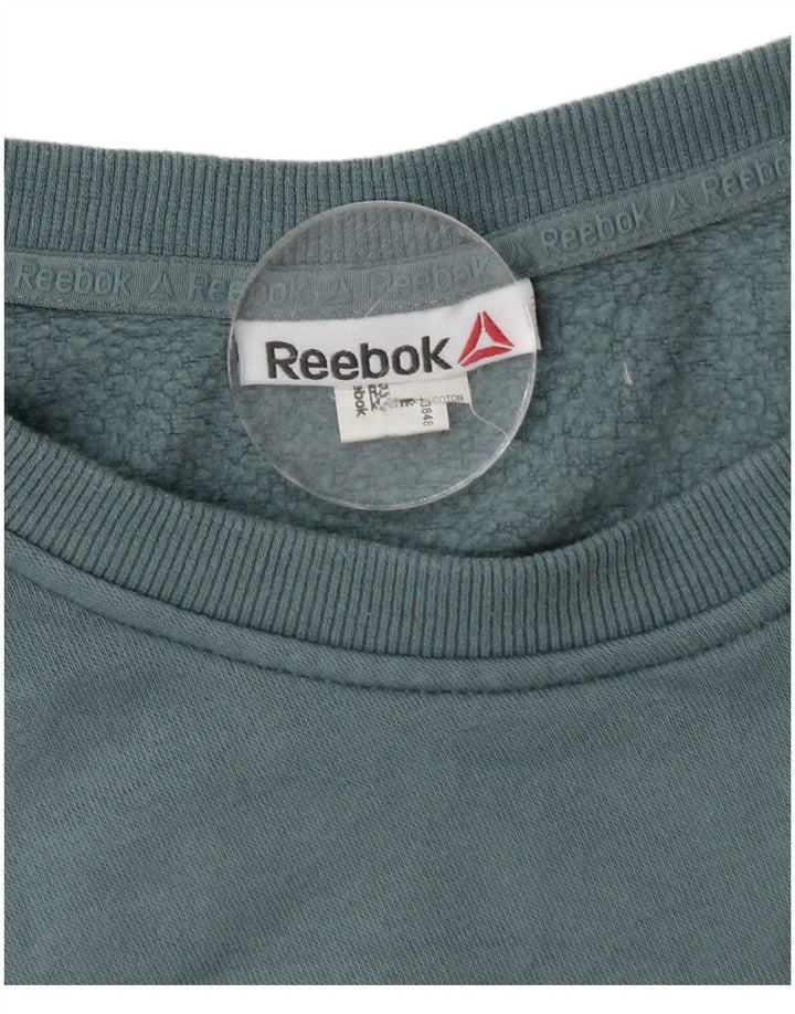 Женский свитер Reebok с рисунком UK 14, большой синий