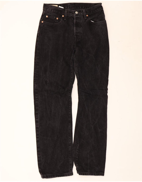 Женские прямые джинсы Levi's 501 W26 L32, черный хлопок