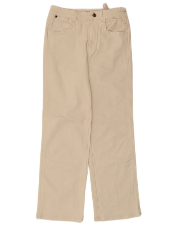 Massimo Dutti Женские прямые повседневные брюки EU 34 2XS W24 L26 Бежевые
