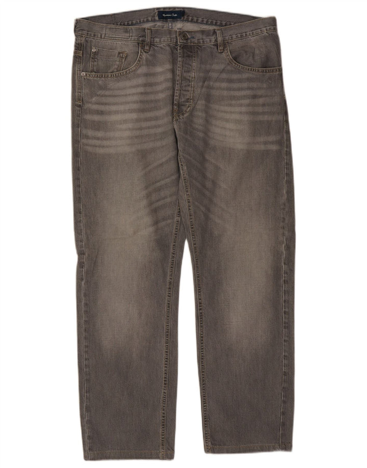 Мужские зауженные джинсы Massimo Dutti EU 46 XL W36 L28 серые