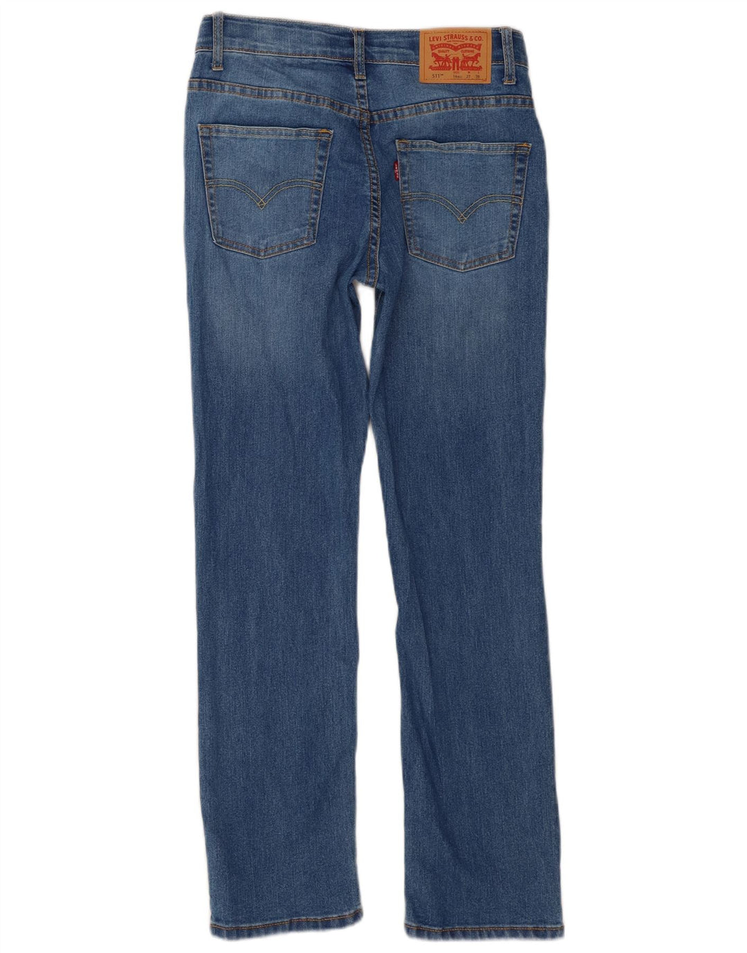 Джинсы Levi's 511 Slim для мальчиков 14–15 лет W27 L29, синий хлопок