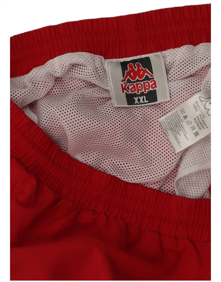Мужские спортивные шорты Kappa 2XL, красный полиэстер