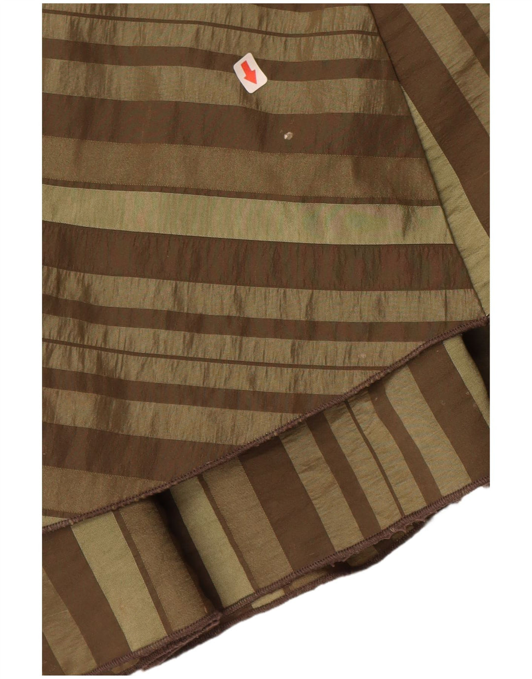 SASHA Женская асимметричная юбка-трапеция UK 16, большая W36, хаки в полоску