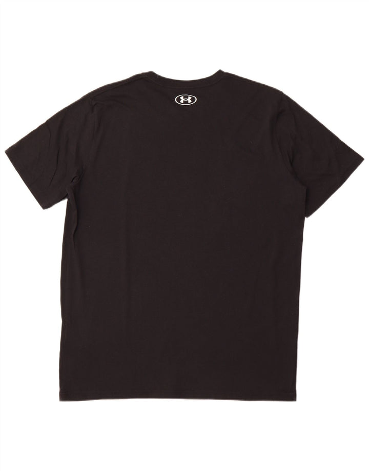 Мужская футболка с рисунком UNDER ARMOR XL, черный хлопок