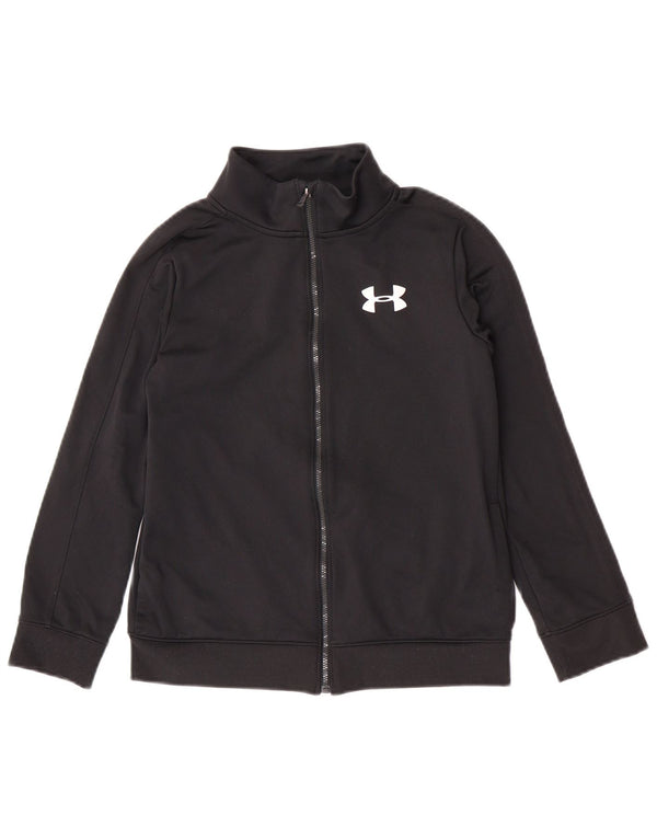 Спортивный костюм Under Armour для мальчиков, верхняя куртка, 9–10 лет, средний черный полиэстер