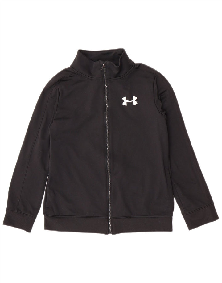 Спортивный костюм Under Armour для мальчиков, верхняя куртка, 9–10 лет, средний черный полиэстер