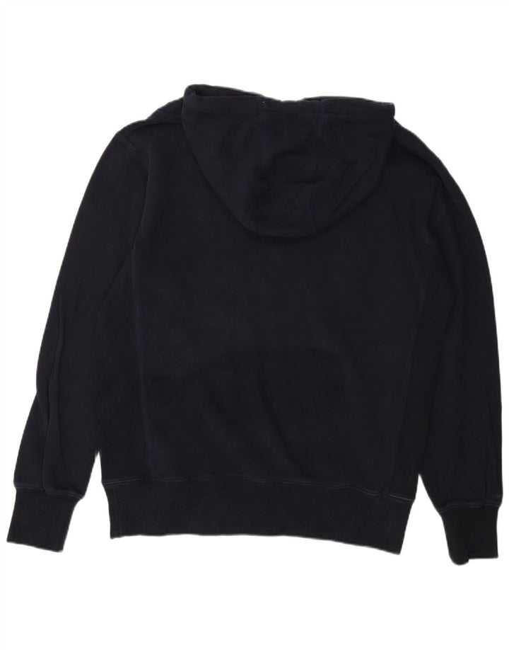 SUPERDRY Мужской джемпер с капюшоном, большой размер, темно-синий, хлопок