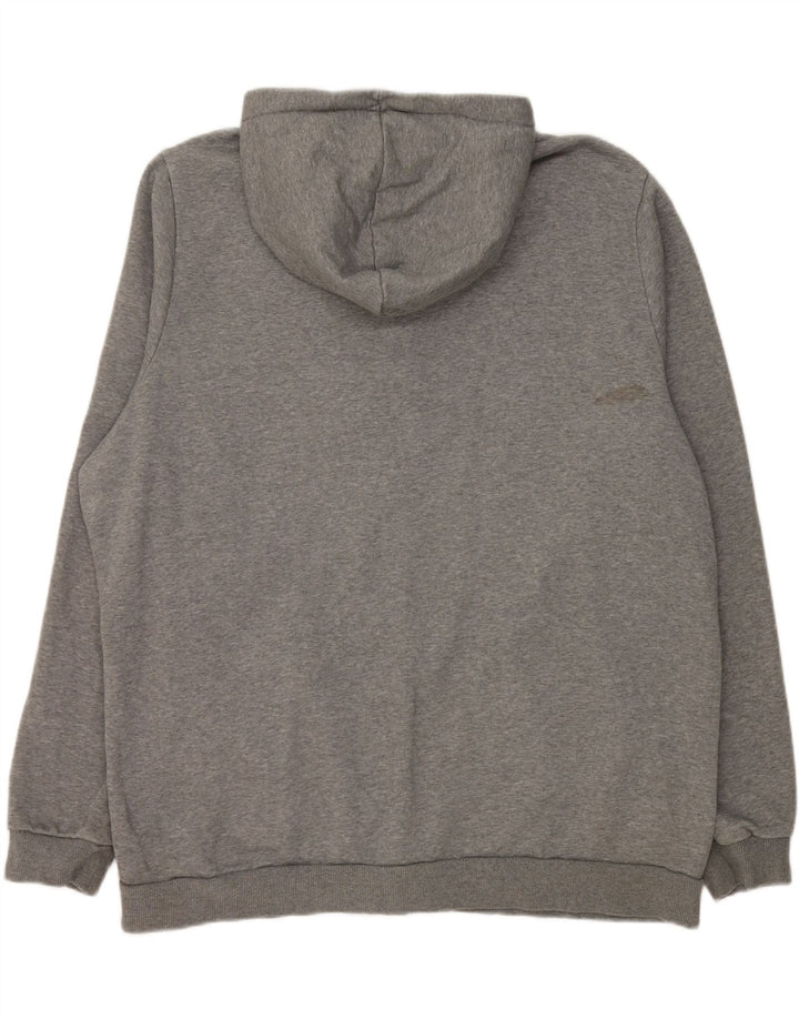 PUMA Mens Zip Hoodie Sweater 2XL Grey