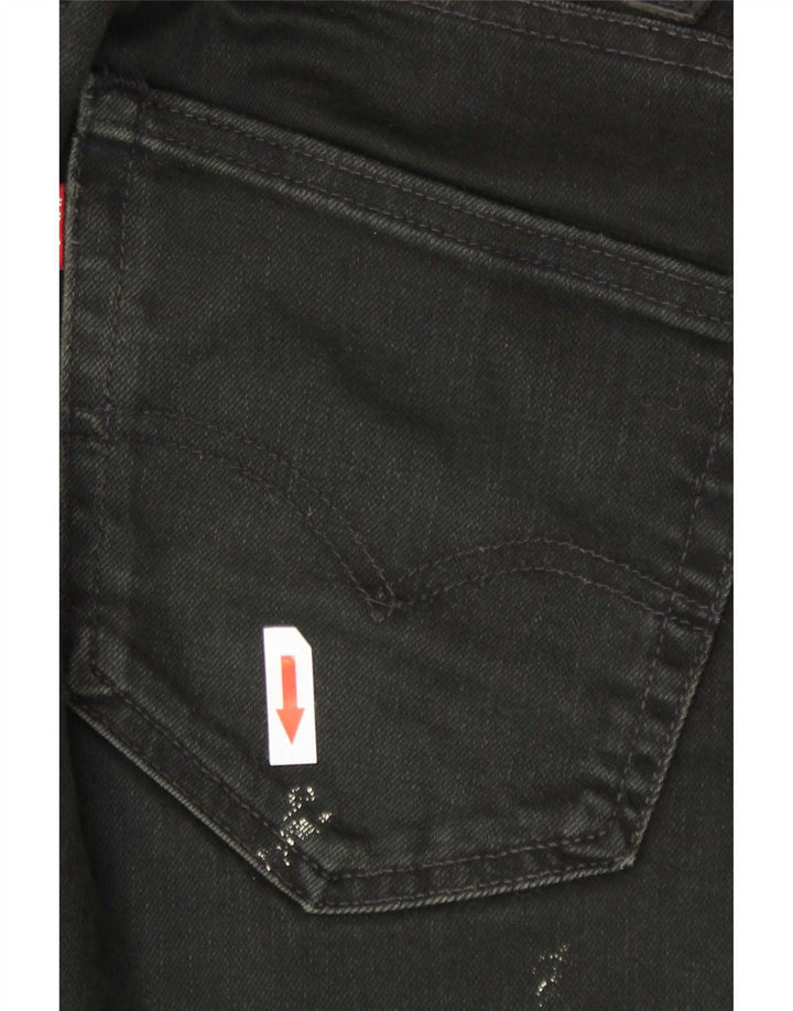 Мужские узкие джинсы Levi's W34 L34, черный хлопок