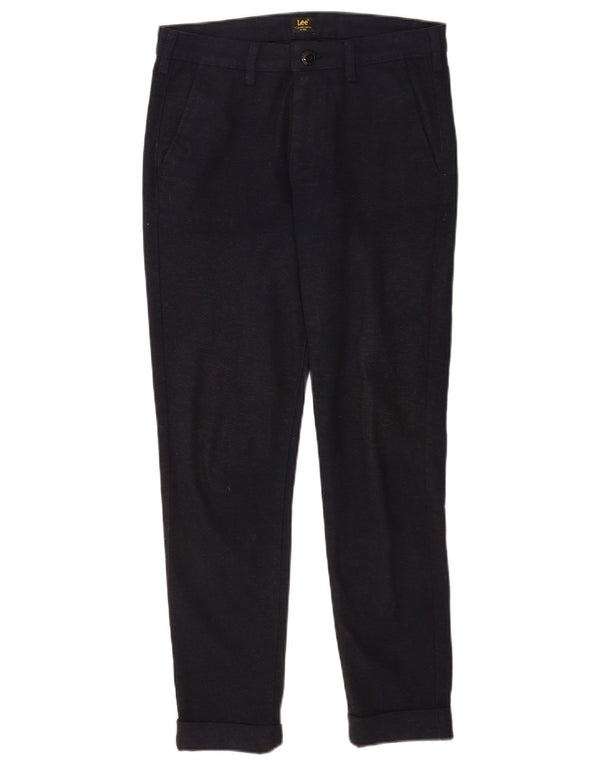 Мужские брюки-чиносы Lee Slim Fit W27 L28, темно-синие, хлопковые