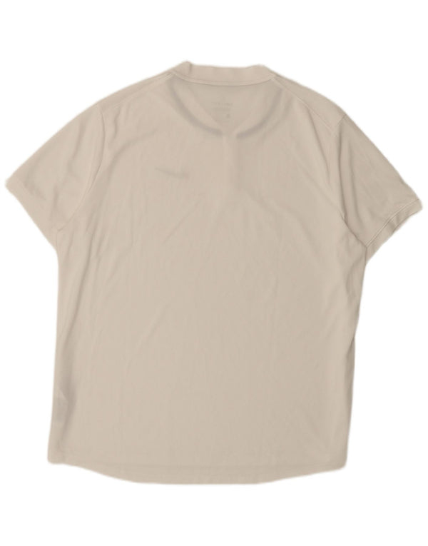 Мужская футболка NIKE Dri Fit Standard Fit, топ XL, белый полиэстер