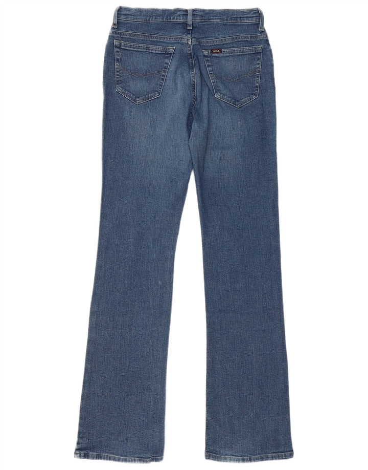 Женские джинсы Bootcut с винтовкой W31 L33, темно-синие, хлопок