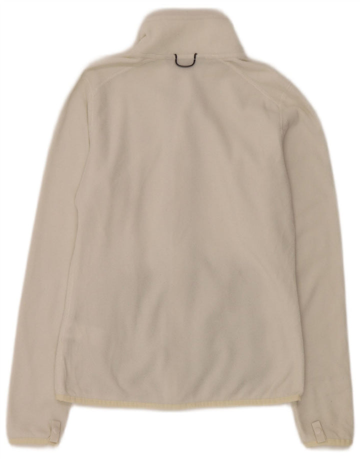 Женская флисовая куртка The North Face UK 10, маленькая, белый полиэстер