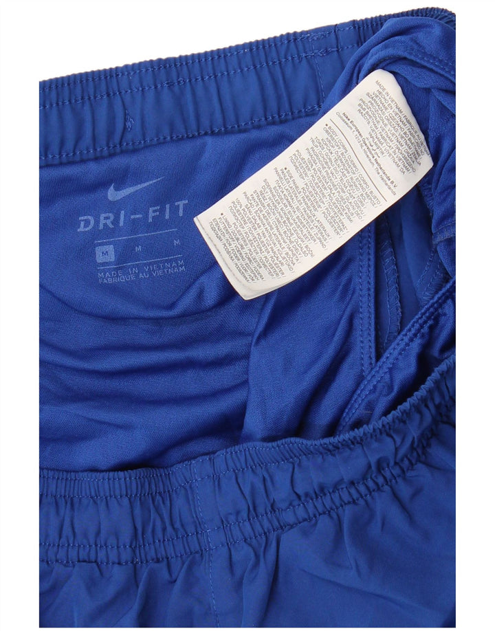 Мужские спортивные шорты NIKE Dri Fit с графическим рисунком, средний синий полиэстер