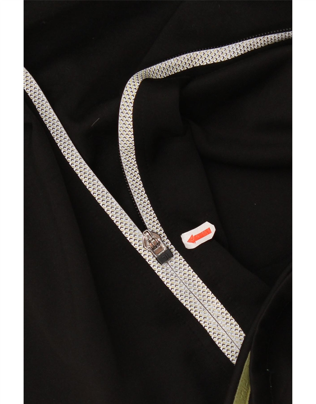 Fila Мужской свитер с капюшоном на молнии, большой черный полиэстер