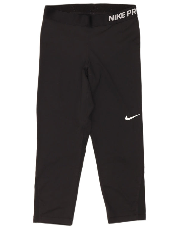 Женские капри с рисунком Nike Medium W26 L21, черные