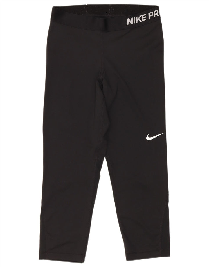 Женские капри с рисунком Nike Medium W26 L21, черные